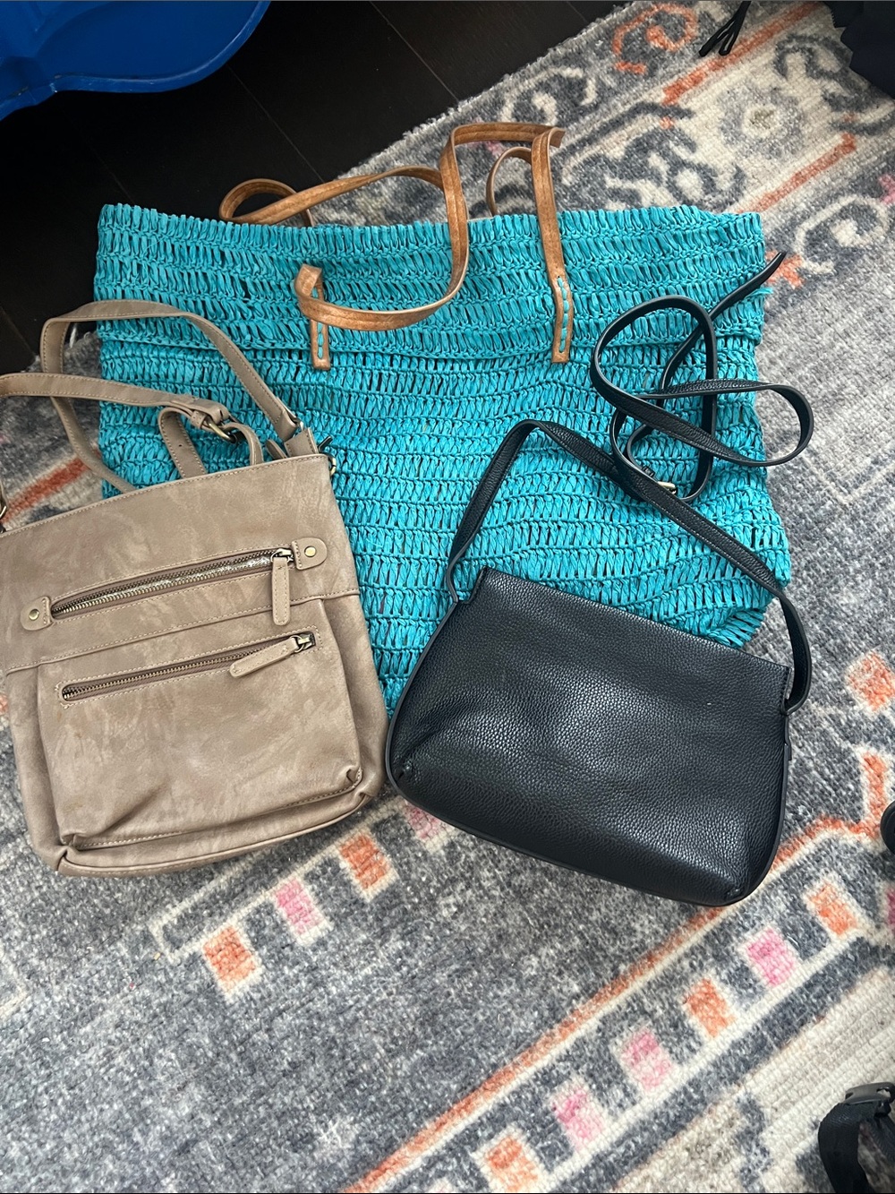3 handbag/beach bag bundle!  1 price